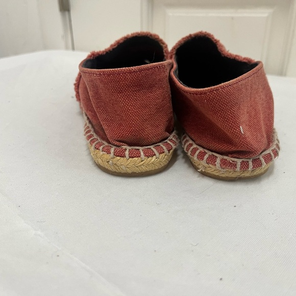 Chanel CC Logo Canvas Woman Espadrille Slip Shoes Size 7 - Picture 5 of 11